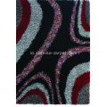 Polyester Viscose Shaggy Carpet dengan Design